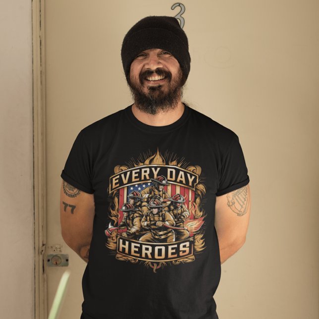 Firefighters Dagaily Heroes T Shirt (Skapare uppladdad)