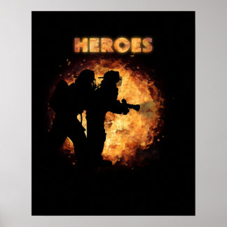 Firefighters-Real Heroes Poster