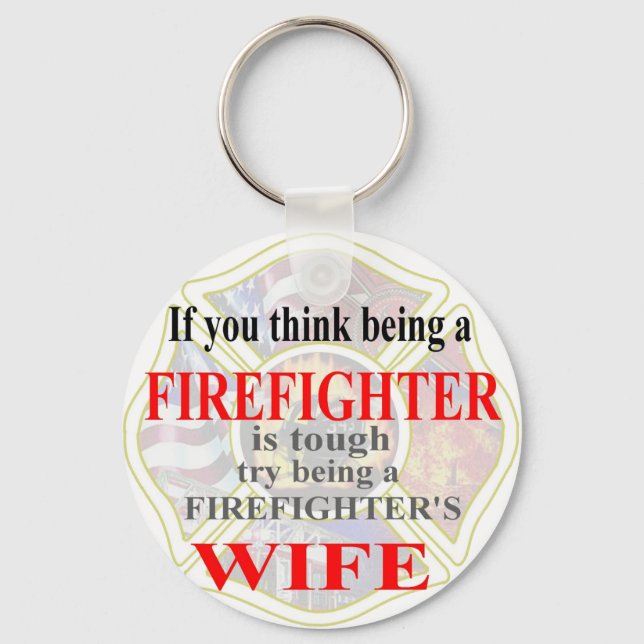 FIREFIGHTERWIFE- NYCKELRING (Framsida)