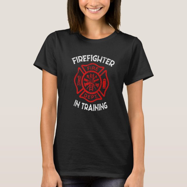 Firefighting Men Women Funny Fireman Firefighter I T Shirt (Framsida)