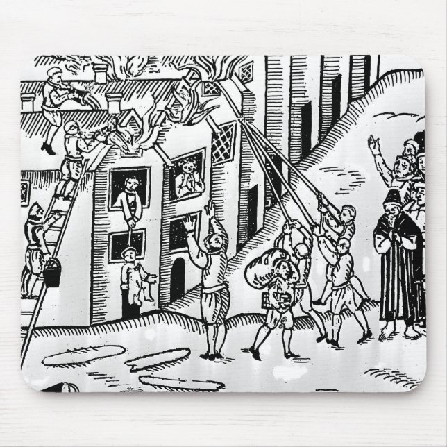 Firefighting under underbaren avfyrar av London Musmatta (Framsidan)