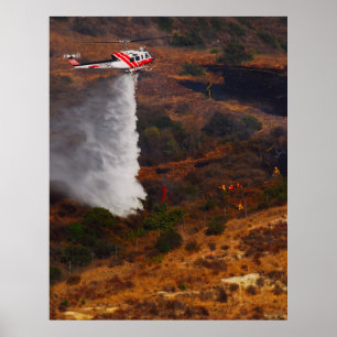 Firefightinghelikopter Poster