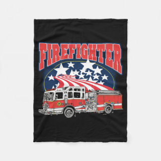 Firefightinglastbil Fleecefilt