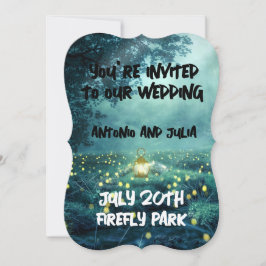 FIREFLIE NATT TID FANTASY WEDTING-INBJUDANDE INBJUDNINGAR