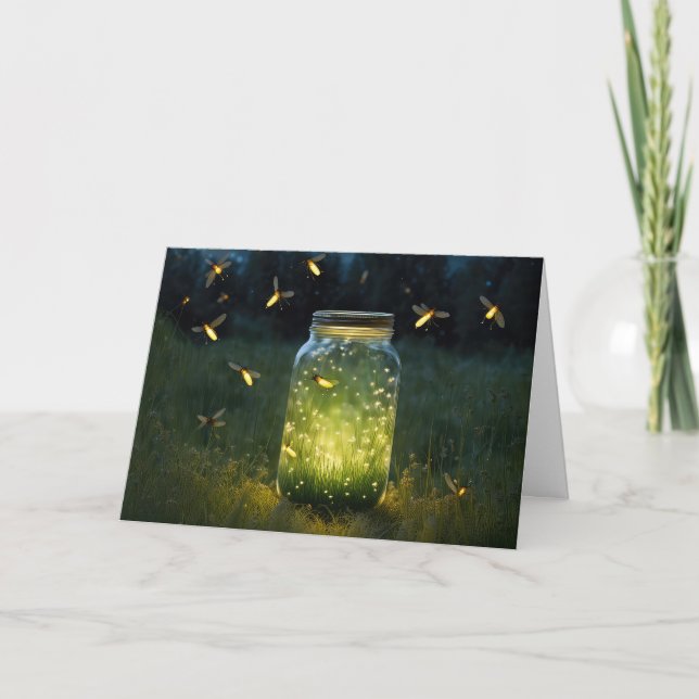 Fireflies Burk Kort (Framsida)