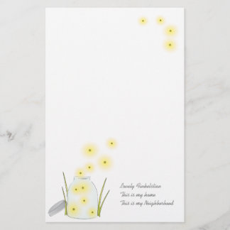Fireflies Flies Brevpapper