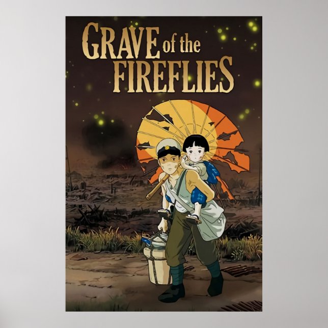 Fireflies grav poster (Framsidan)