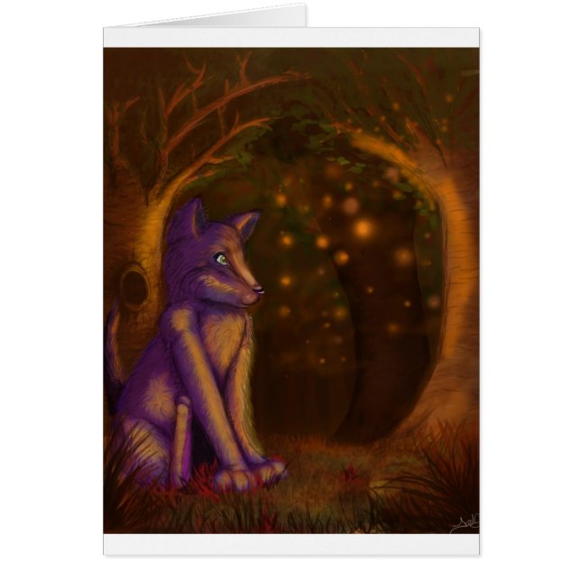 Fireflies Hälsningskort (Framsidan)