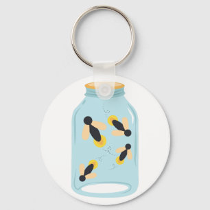 Fireflies i burk nyckelring