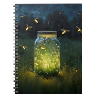 Fireflies i Glass Burk