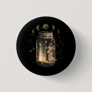Fireflies Kryp in Burk Firefly Lightning Insekter Knapp