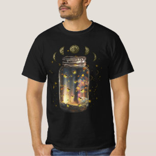 Fireflies Kryp in Burk Firefly Lightning Insekter  T Shirt