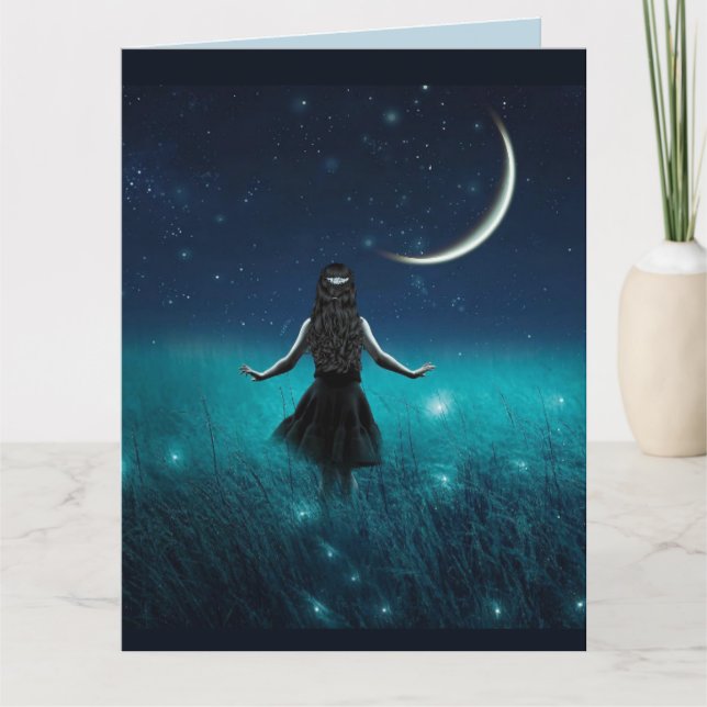 FIREFLIES LIGHTEING KRYP BIRTHDAY GREETY CARDS KORT (Framsida)