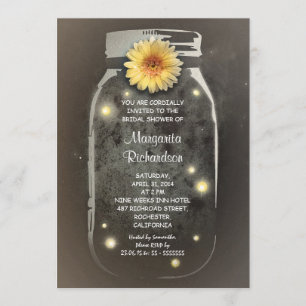 Fireflies & Mason Burk Whimsical Möhippa Inbjudningar