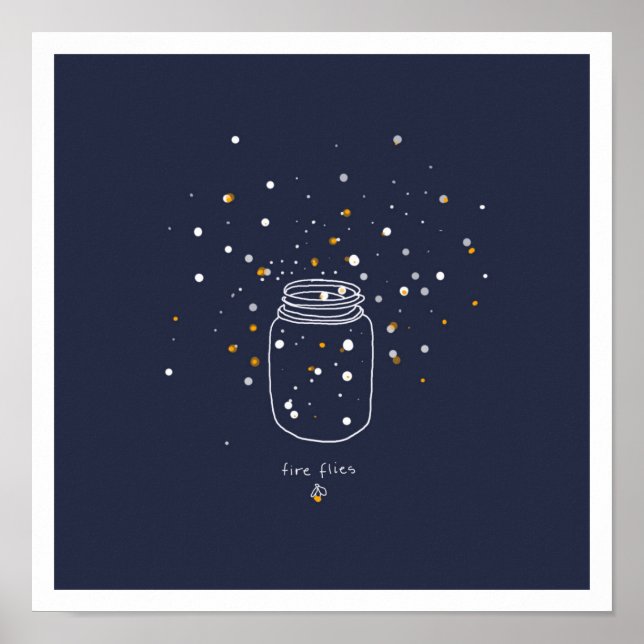 Fireflies Poster (Framsidan)