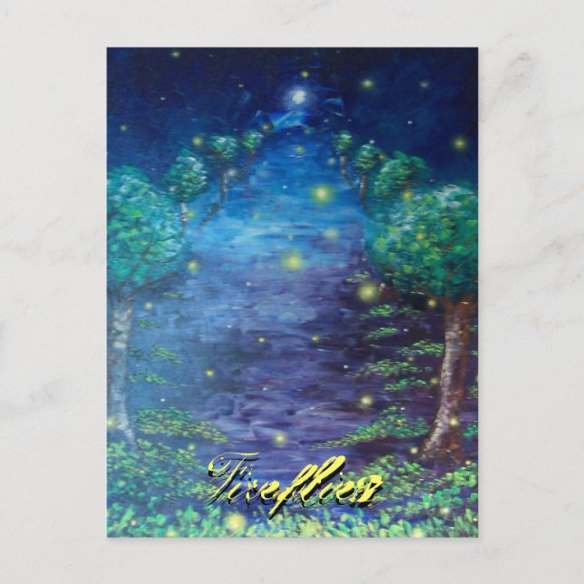 Fireflies vycard vykort (Framsida)