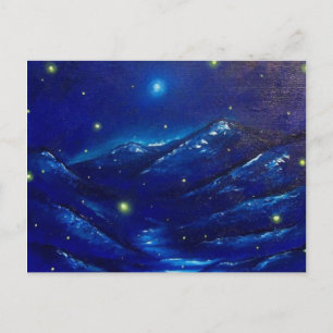 Fireflies vycard vykort