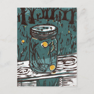 Fireflies Vykort