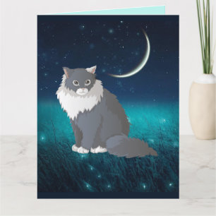 FIREFLIK SOM LYSSNAR PÅ KRYP FÖDELSEDAGSKORT TACK KORT