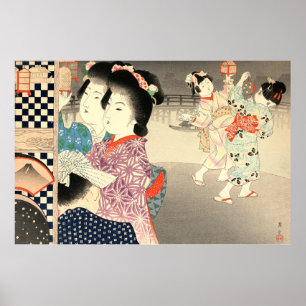 Firefly Cage - Ukiyo-e Vintage Japanska Poster