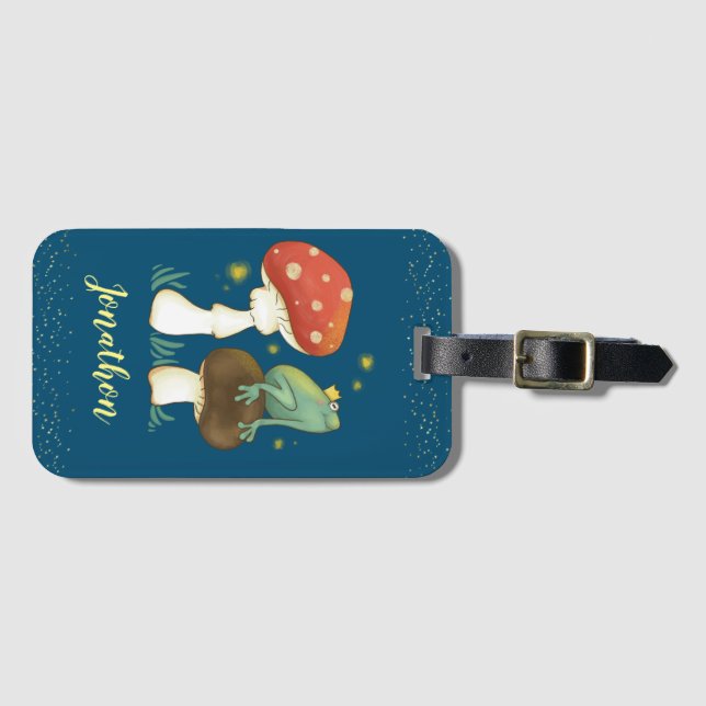 Firefly Frog Prince Personlig Bagagebricka (Framsida horisontal)