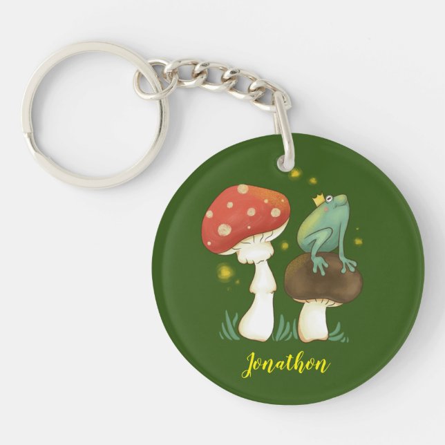 Firefly Frog Prince Personlig Keychain (Framsidan)