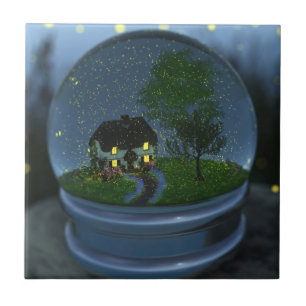 Firefly Globe Decorative Tile Kakelplatta