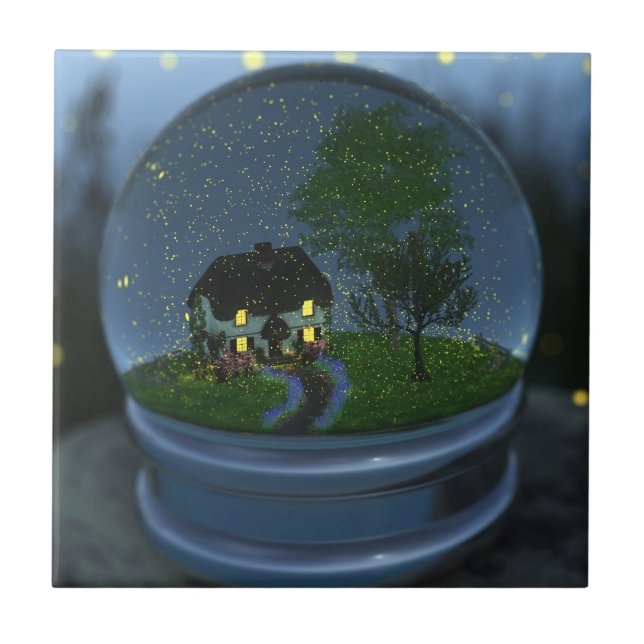Firefly Globe Decorative Tile Kakelplatta (Framsidan)