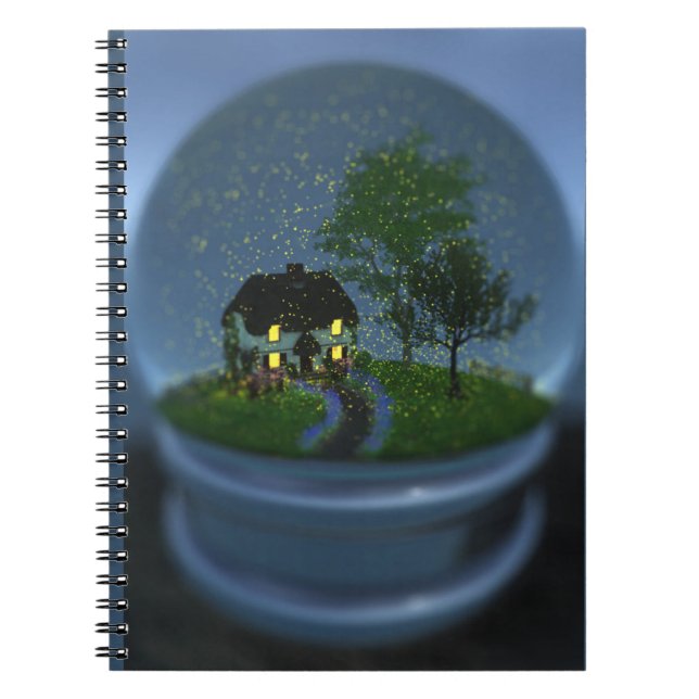 Firefly Globe Notebook Anteckningsbok (Framsidan)