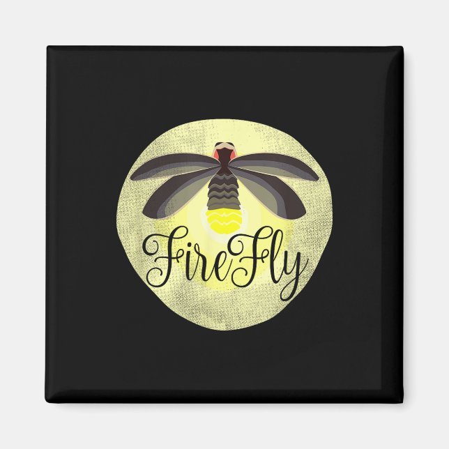 Firefly Lightning Kryp Sommargåva Magnet (Framsidan)