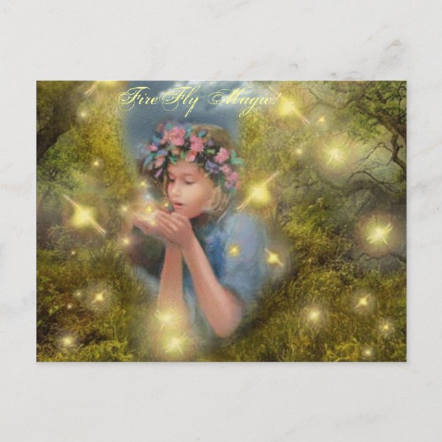 Firefly Magic! Vykort (Framsida)