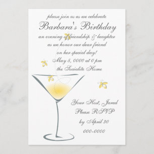 Firefly Martini Inbjudningar