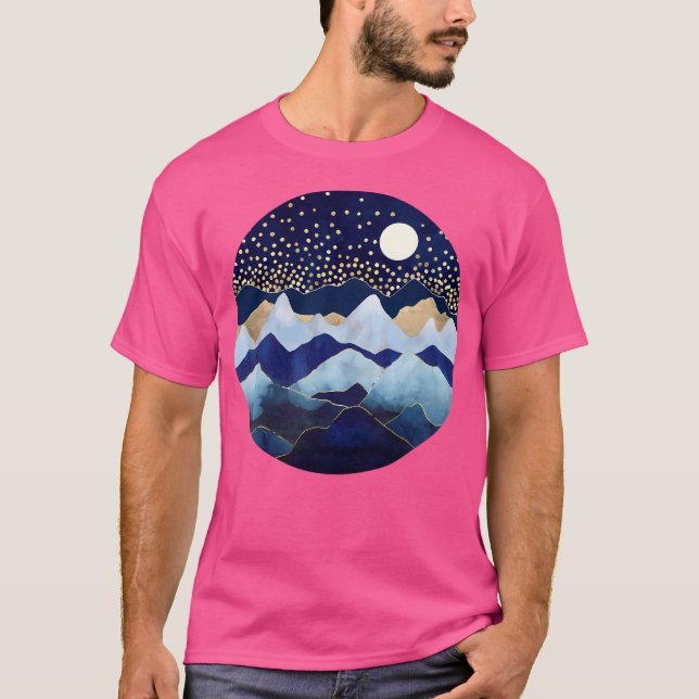 Firefly Stars Baseball Sleeve T Shirt (Framsida)