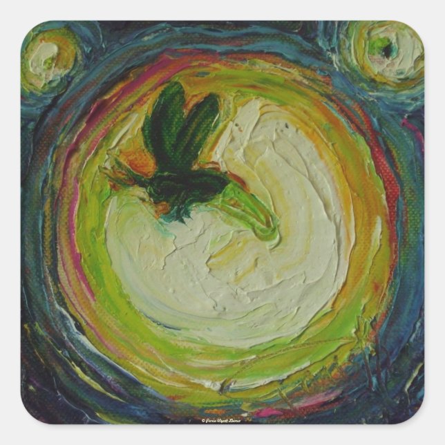 Firefly Sticker Fyrkantigt Klistermärke (Framsida)