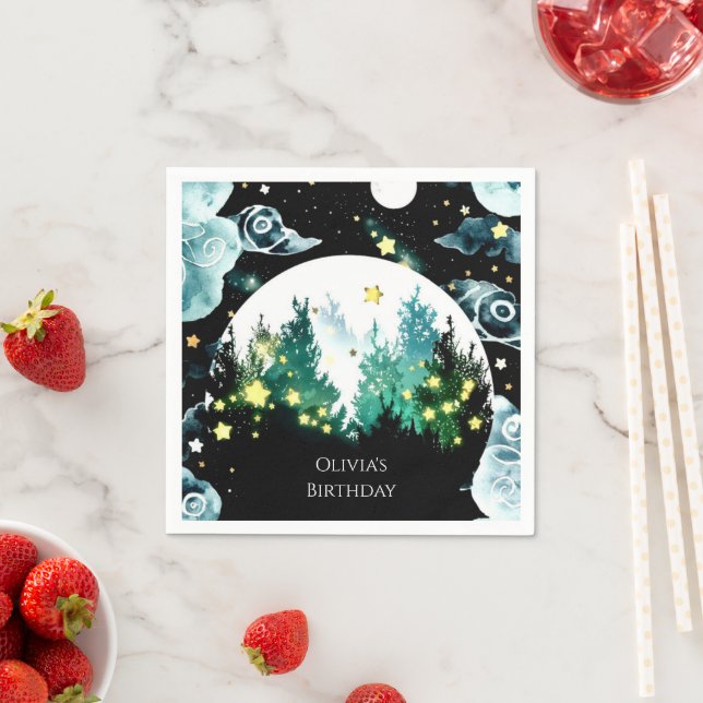 Firefly Stollig Woodland Birthday Pappersservett (Insitu)