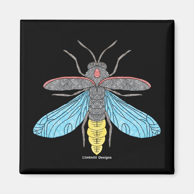 Firefly (svart) - Magnet (Framsidan)