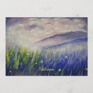 Fireflyinbjudan (tom insida) inbjudningar