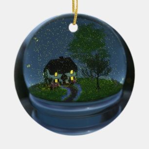Fireflyjordklotprydnad Julgransprydnad Keramik