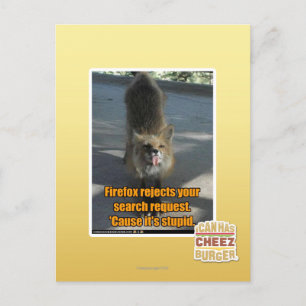 Firefox-avslag Vykort