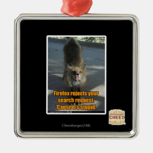Firefox avvisar julgransprydnad metall