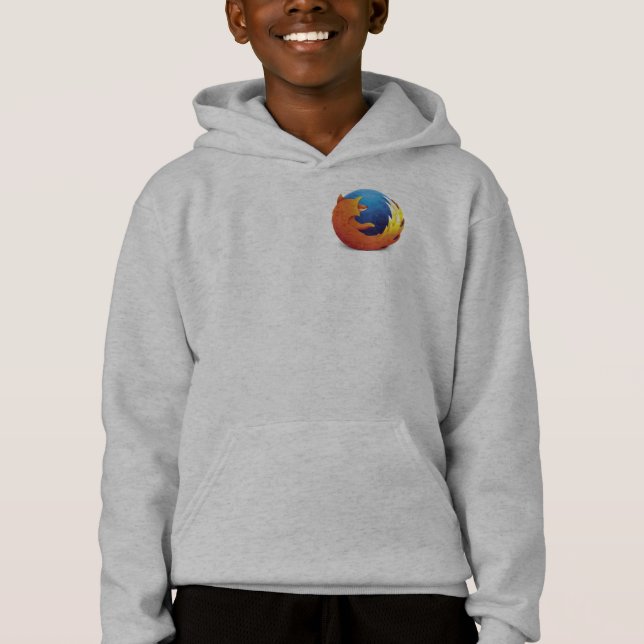 firefoxlogotyphoodie (inga text, ungar) tee (Framsida)