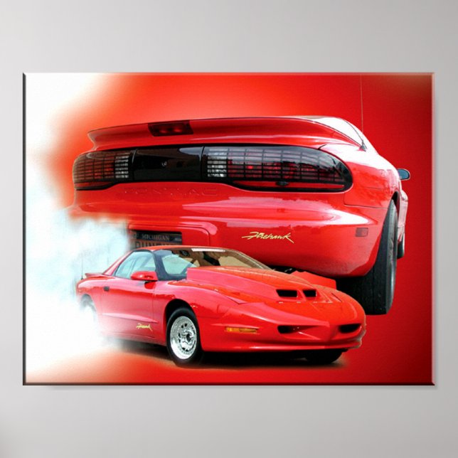 Firehawk Musclecar Poster (Framsidan)
