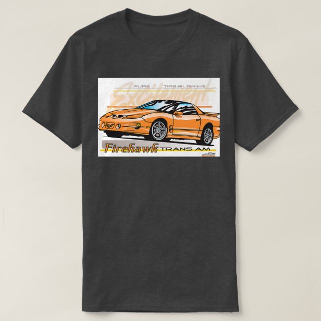 Firehawk Trans Am T Shirt (Design framsida)