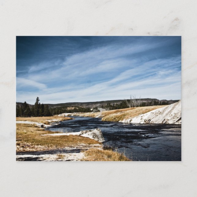 Firehole River vykort (Framsida)