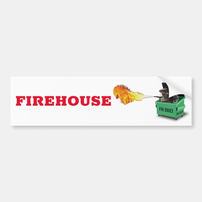 Firehouse 2021 Dumpster Bildekal (Framsidan)
