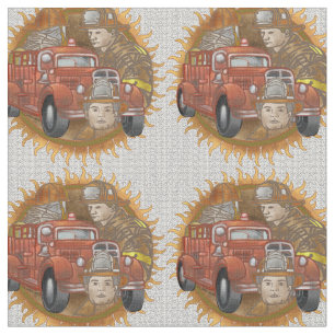 Firelångtradare Buddy Firefighter Fabric Tyg