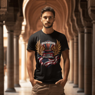 Firelångtradare Hero med Vingar T Shirt