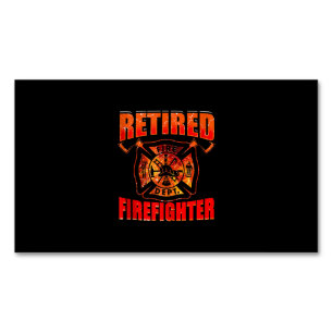 Fireman American Flagga Red Line US Firefighter Magnetiska Visitkort