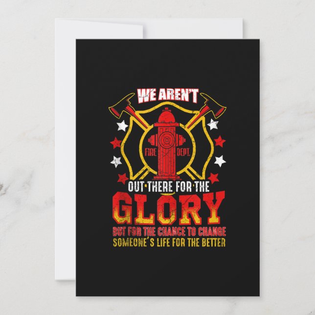 Fireman American Flagga Red Line US Firefighter Pa (Framsida)