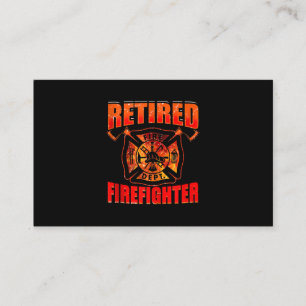Fireman American Flagga Red Line US Firefighter Visitkort